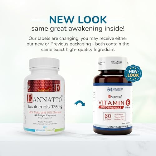 Wellness Extract Eannatto Tocotrienols supplement facts label