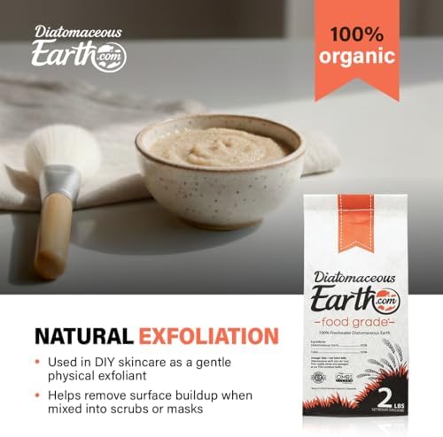 Authentic USA imported 2 lb diatomaceous earth packaging