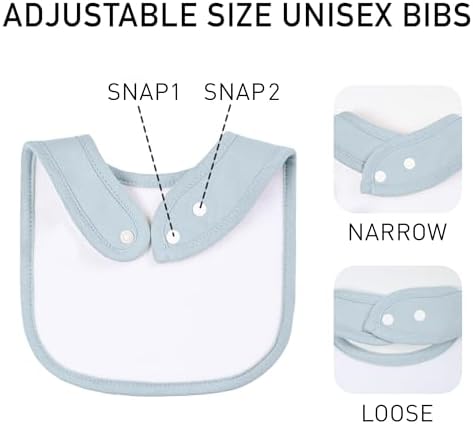 Egmao Baby unisex bandana drool bibs showing fabric flexibility and thickness.