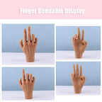 KnowU mannequin hand for nail art with adjustable stand