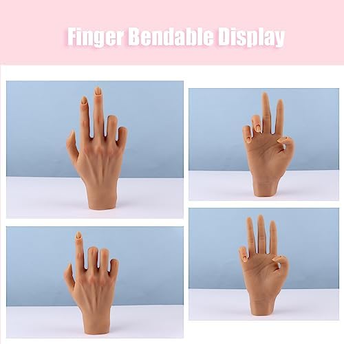 KnowU mannequin hand for nail art with adjustable stand