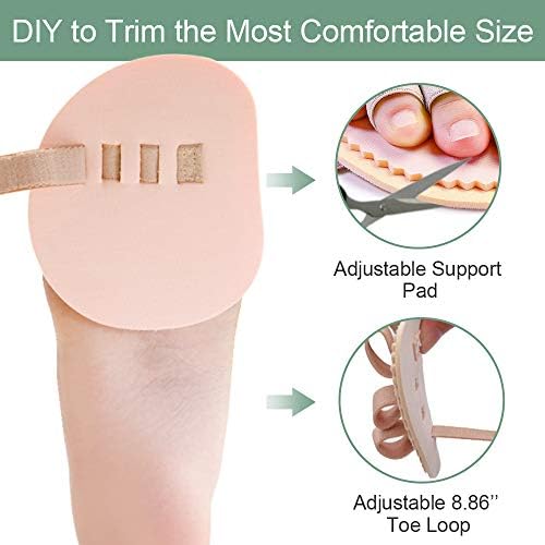Welnove claw toe corrector pack of two highlighting the washable fabric.