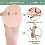 Welnove claw toe corrector pack of two highlighting the washable fabric.