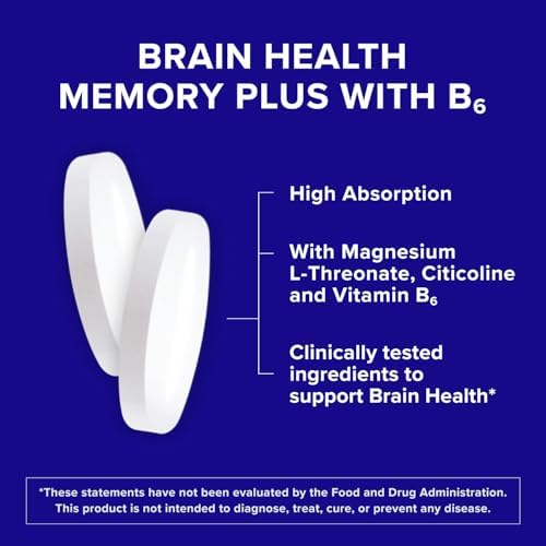 Qunol Brain Health Memory Plus smooth coated tablets close up view