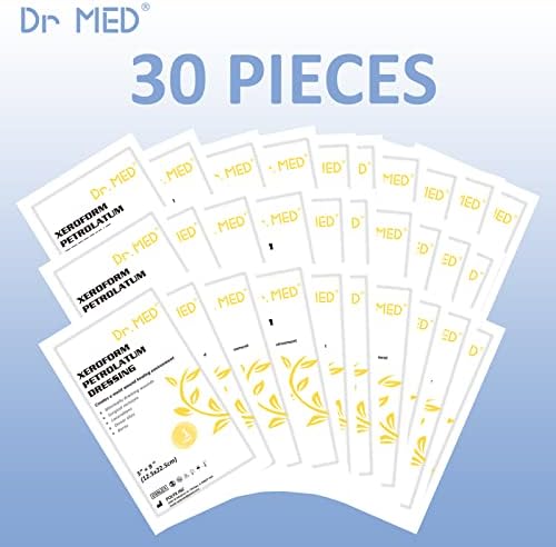 Dr. Med non stick surgical incision dressing strip package contents for first aid use
