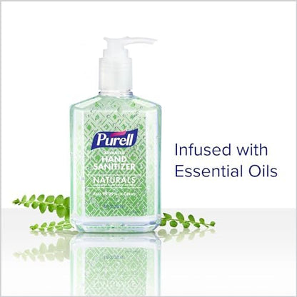 PURELL Advanced Hand Sanitizer Naturals with Plant Based Alcohol, Citrus Scent, 8 fl oz Pump Bottle (Pack of 4) - 9626-06-ECDECO - Image 4