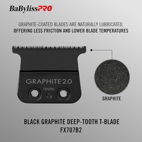 Side profile of BaBylissPRO trimmer replacement blade
