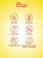 Sundance Vitamin E supplement facts label close-up