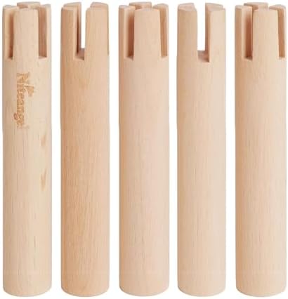 Niteangel Set of Beech Stilts for Elevating & Safely Setting Niteangel Multi-Chamber Series Maze House (Set of 5 Stilts (5.9'' H)) - Image 2