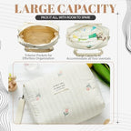 Paterr diaper bag set staged with accessories
