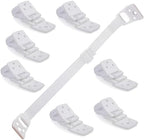 Bebe Earth anti tip safety straps showing nylon webbing and brackets