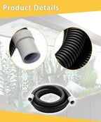 Replacement ribbed tubing compatible with three zero seven series filter