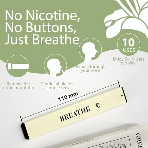 Close up of GreenMist natural botanical diffuser stick