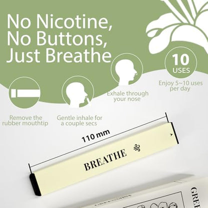 Close up of GreenMist natural botanical diffuser stick
