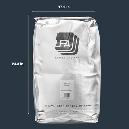 Detailed label information on 5kg silica bag