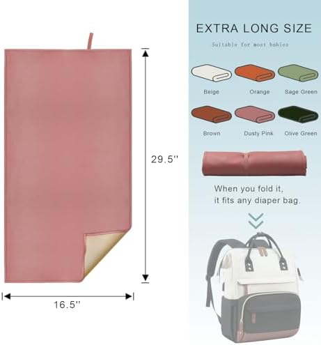 Bewdio foldable changing mat for home and travel convenience