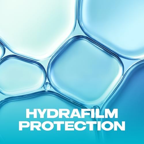 Close up of the imported NEVYORA Hydro-Guard packaging highlighting the tone-refresh texture features.