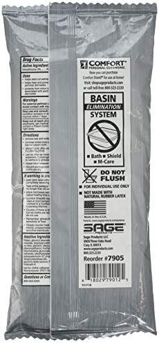 Close up view of Sage Comfort Shield thick disposable adult wipes with dimethicone formula