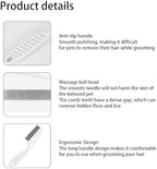 Portable fine tooth head lice comb for adults and children scalp care