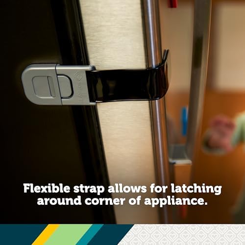 Safety 1st black appliance lock set for stainless steel appliances