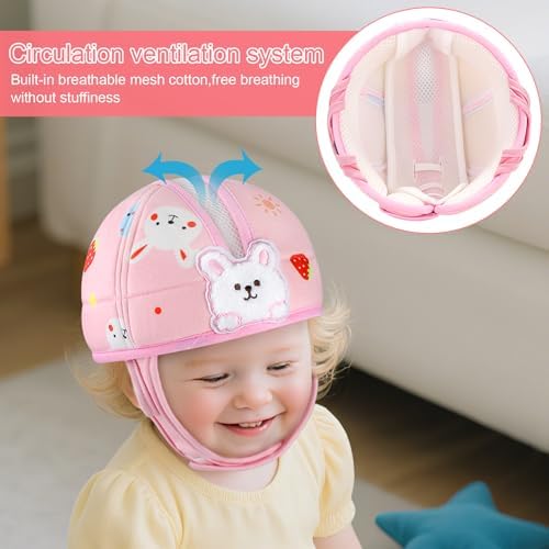 Side profile of Accmor baby head guard for toddlers