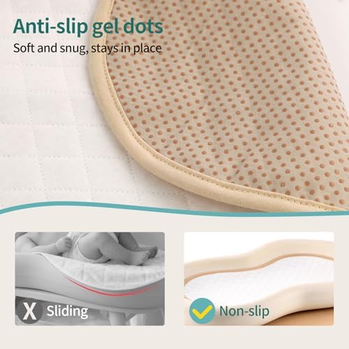 Florith 3 pack changing pad liners stacked together