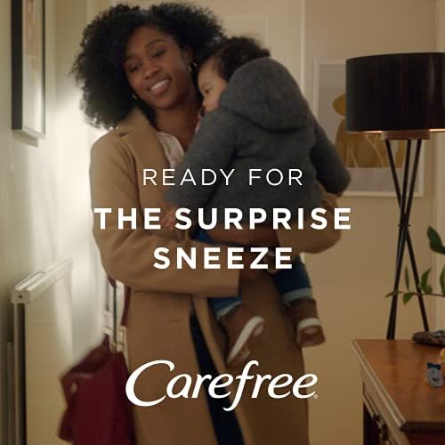 Carefree Acti-Fresh thin flexible panty liners for all day comfort and freshness.