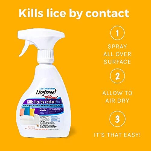 Tec Labs Licefreee citrus scented lice treatment for household upholstery.