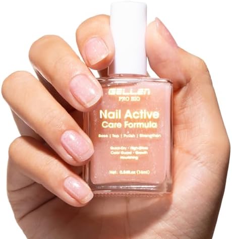 Gellen Active Glow 4-in-1 nail strengthener label