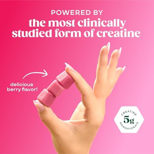 Bloom Nutrition Creatine Monohydrate Gummies nutritional facts and serving size