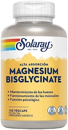Close up view of the vegan vegetable capsules of Solaray Magnesium Glycinate supplement