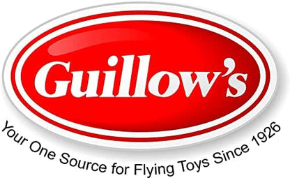 Fourteen individual twin packs of authentic USA imported rubber band powered flying toys laid out in bulk