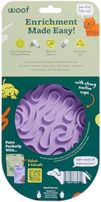 BPA free silicone Woof FlipMat Mini texture detail