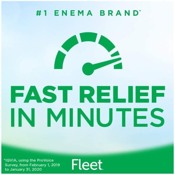 Fleet ready to use enema bottle with pre-lubricated Comfortip