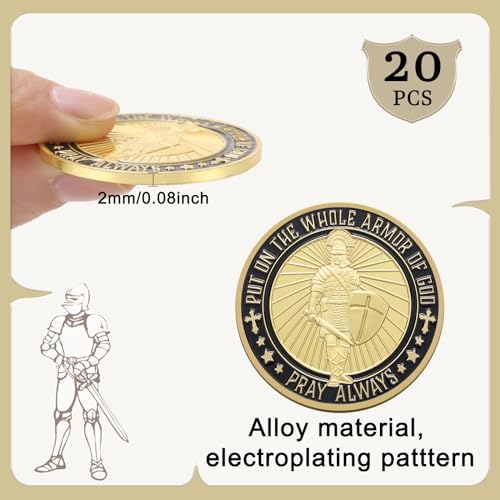 Stack of twenty classic Christian church prayer tokens for religious collectors.