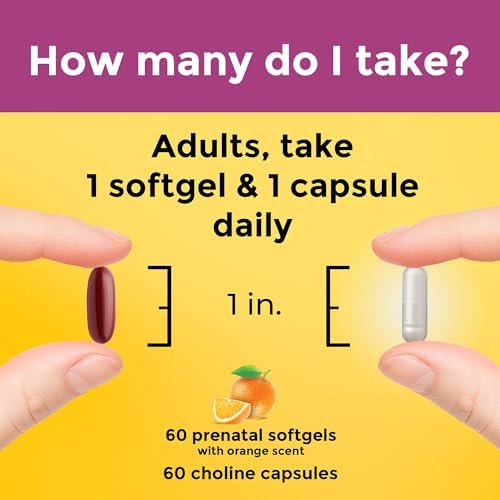 Nature Made Prenatal and Choline supplement packaging