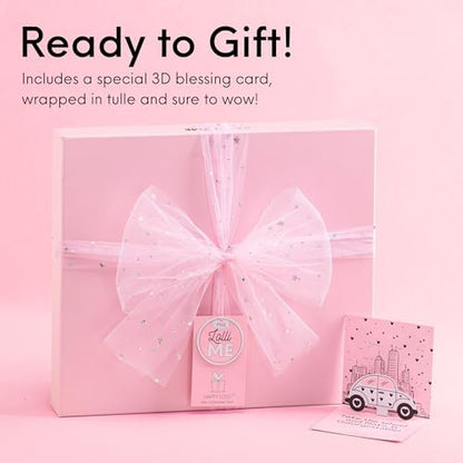 Girl using Happy Lolli journal kit for creative writing
