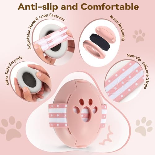 Dithin baby ear muffs portable travel design