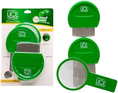 NatulabUSA natural lice treatment kit packaging and components.