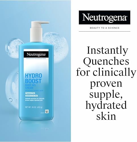 Hyaluronic acid body lotion providing lightweight non-greasy moisture