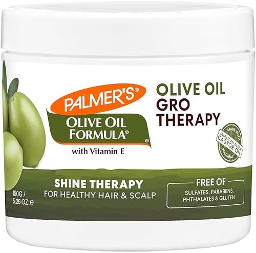 Palmer's Olive Oil Formula Gro Therapy front view showing container branding
