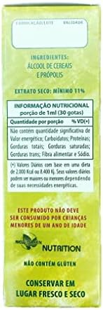 New Green Nutrition Apiario Silvestre Brazilian Green Propolis packaging box side angle