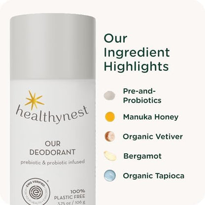 HealthyBaby pregnancy safe deodorant ingredients including Manuka honey.