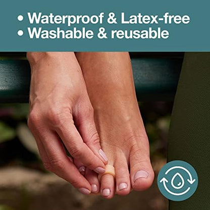 ZenToes flexible silicone toe crests for overlapping toe treatment