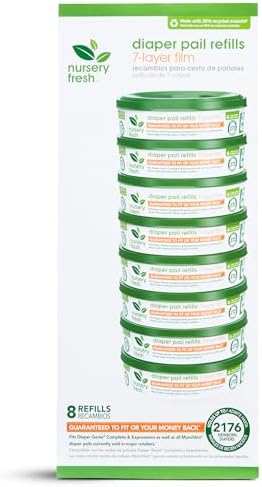 Nursery Fresh 8 pack refill rings stacked display