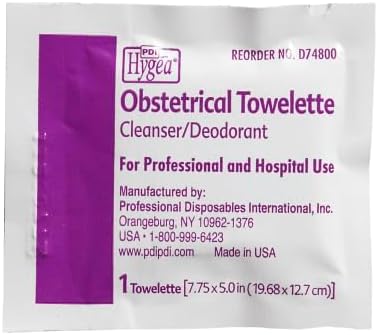 Individually wrapped antiseptic feminine wipes with Benzalkonium Chloride for personal care.