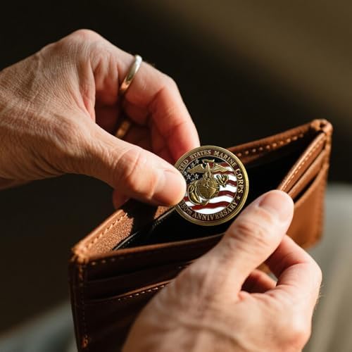 Premium copper colored military challenge coin showcasing high relief engravings and durable metal structure