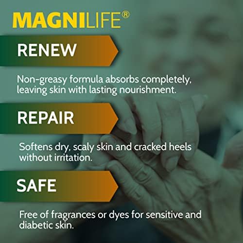 Authentic MagniLife diabetic moisturizing cream for cracked heels and scaly skin.