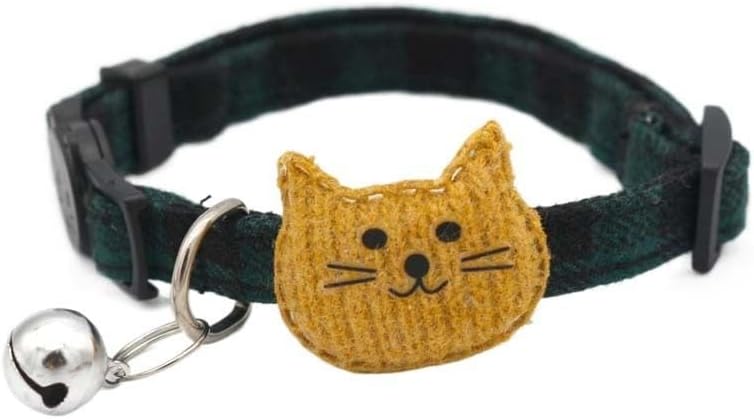 Cats Collar with Bell Cute Dog Necklace Cat Neck Strap Dress Up for Dogs Cats Clothing Gift Pet Decorative(Blue) - Image 9