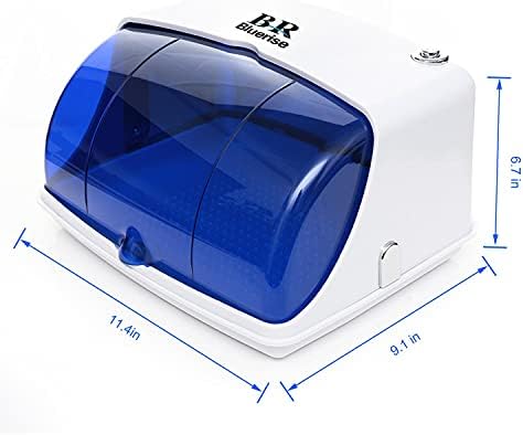 Brbluerise UV sterilizer cabinet with flip-top lid open
